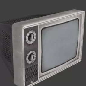 Retro Television 3d model