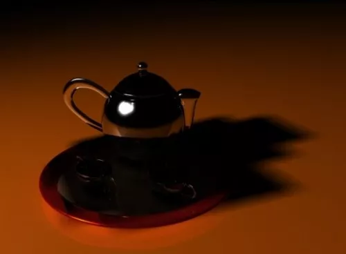 Tea Set 3d model Tea Set 3d model