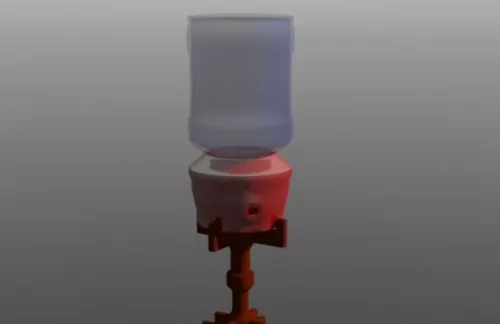 Water Bucket Drink 3d model Water Bucket Drink 3d model
