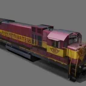 Locomotive C36 Train 3d model