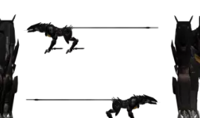 Blade Wolf Robots 3d model