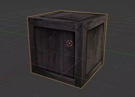 Old Crate Set 3d model