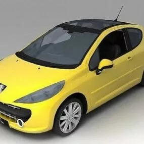 Peugeot 207 Car 3d model
