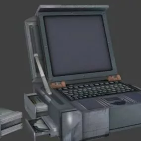 Batman Computer Laptop 3d model