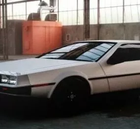 Delorean Car 3d model