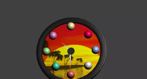 Break Hear Clock 3d model
