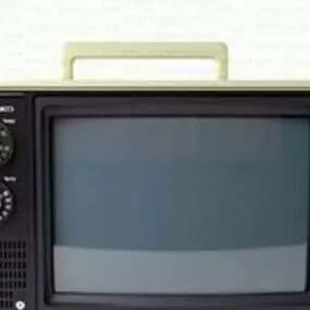Vintage Portable Television 3d model