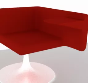 Modern Bar Chair 3d model