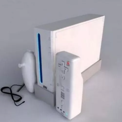 Nintendo Wii Console 3d model Nintendo Wii Console 3d model