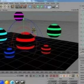 Boule Lumineuses 3d model