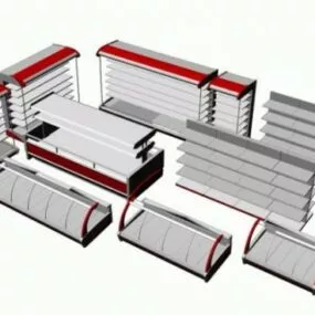 Furniture Market Equipment 3d model