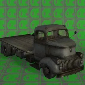 Old Truck Car 3d model