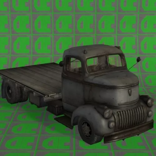 Old Truck Car 3d model Old Truck Car 3d model
