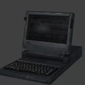 Alien Laptop 3d model