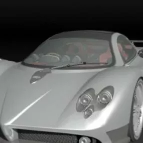 Pagani Zonda F Car 3d model