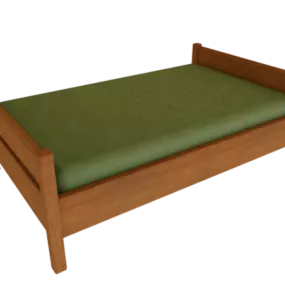 Single Bed 3d model