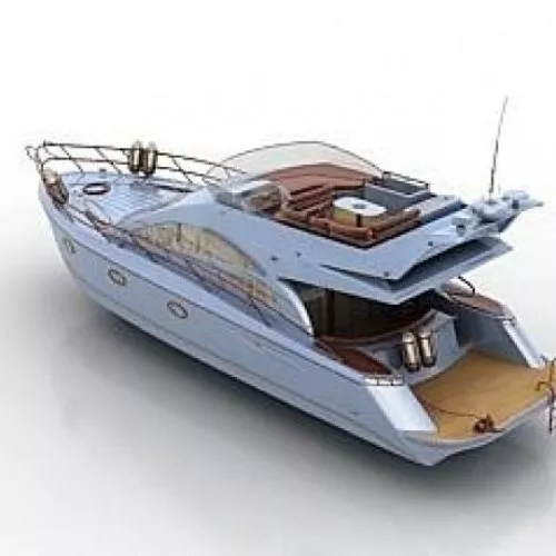 Luxury Boat 3d model Luxury Boat 3d model