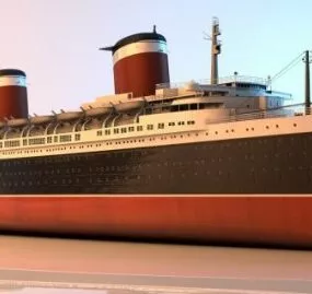 Ss Usa Cruise 3d model