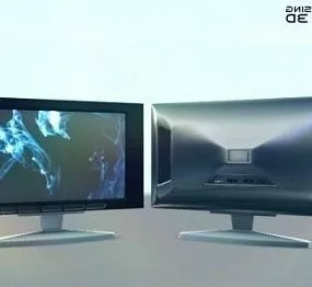 Dual Flat Tv 3d model