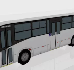Marcopolo Senior Midi Bus 3d model