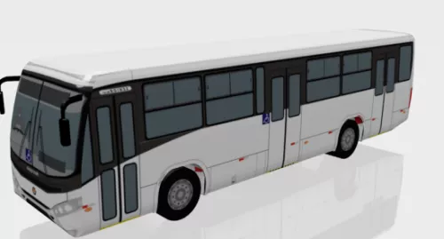 Vw Bus Double Decker 3d model