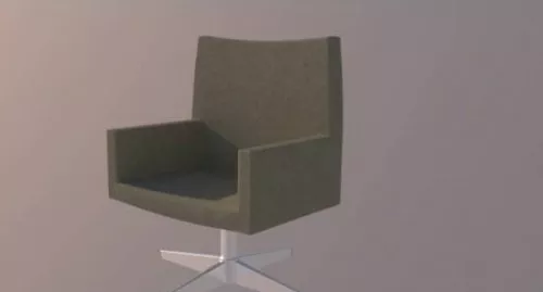 High Leg Chair 3d model High Leg Chair 3d model