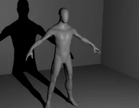 Base Mesh Man Rigged 3d model