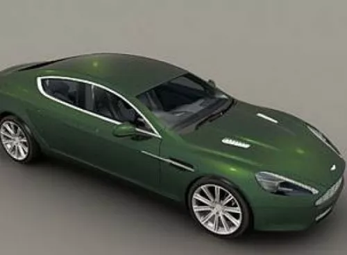 Aston Martin Rapide Car 3d model Aston Martin Rapide Car 3d model