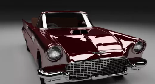 Ford Mustang Gt500 3d model