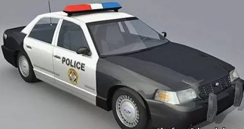 Ford Crown Victoria Police Car 3d model Ford Crown Victoria Police Car 3d model