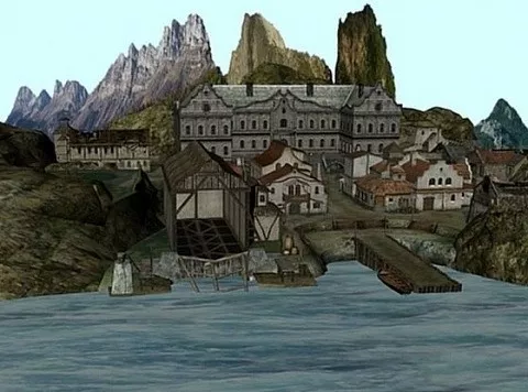 Rock Island Scene 3d model