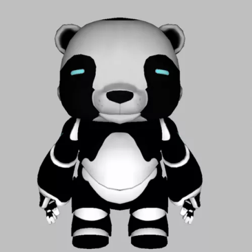 Jax Panda Robot 3d model Jax Panda Robot 3d model