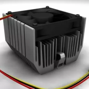 Cpu Cooler Fan 3d model