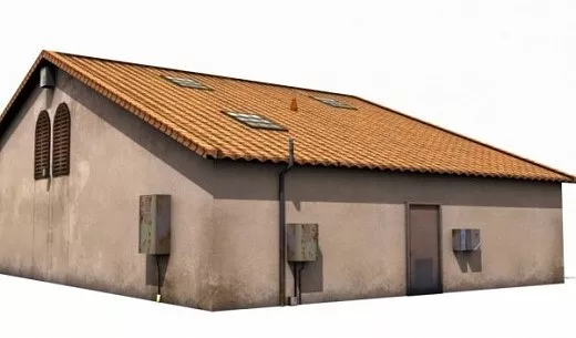 Small House Suburbs 3d model Small House Suburbs 3d model