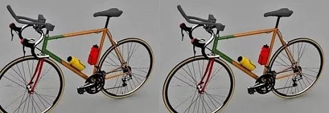 Bicycle On Beach 3d model