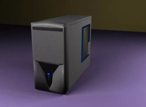 Low Cpu Cooler Fan 3d model