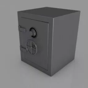 Office Safe Box 3d model