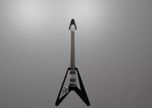Old Guitar 3d model