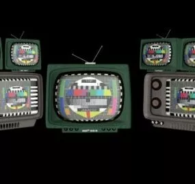 Game Tv Sets 3d model