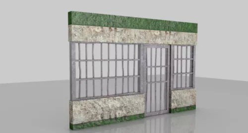 Prison Door 3d model Prison Door 3d model
