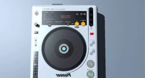 Pioneer Cdj Player 3d model Pioneer Cdj Player 3d model