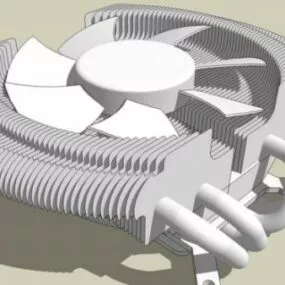 Zalman Vf2000 Cpu Cooler 3d model