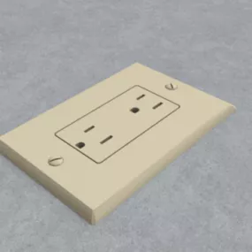 Electrical Wall Outlet 3d model