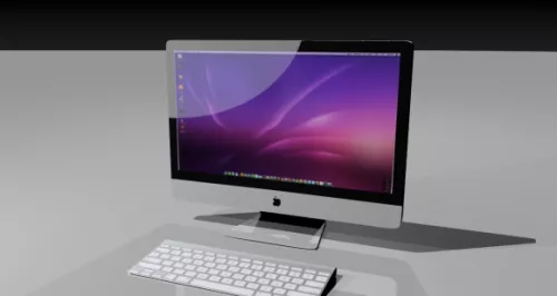 New Apple Imac 3d model New Apple Imac 3d model