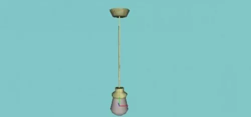 Ceiling Light Bulb 3d model Ceiling Light Bulb 3d model