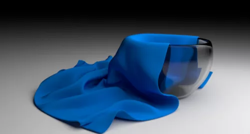 Towel With Holder 3d model