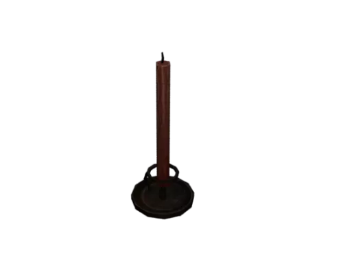 Burning Candle Light 3d model