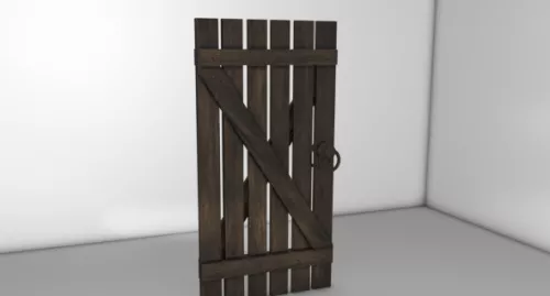 Wooden Door 3d model Wooden Door 3d model