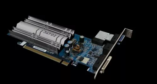 Nvidia 8400gs Vga Card 3d model Nvidia 8400gs Vga Card 3d model