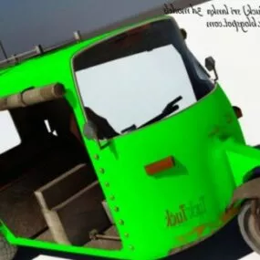 3 Wheel Tuck Car 3d model